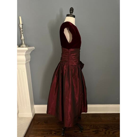 Vintage 80s Retro 50s Dress Rockabilly WhimsyGoth Punk Alt Christmas Party Prom - Picture 7 of 13